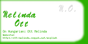 melinda ott business card